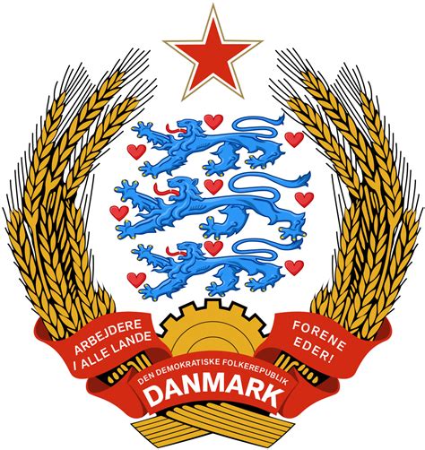 Coat of arms of communist Denmark by Regicollis on DeviantArt