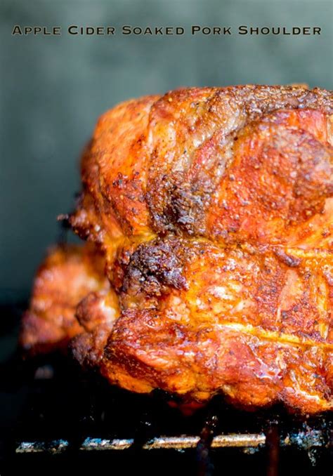 Apple Cider Smoked Pork Shoulder | Umami | Recipe | Smoked pork shoulder, Pork, Smoked pork