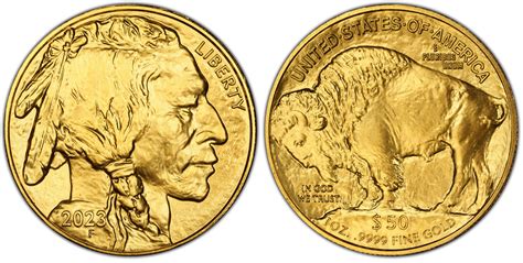 2023 $50 American Buffalo .9999 Fine Gold (Regular Strike) Gold Buffalos - PCGS CoinFacts