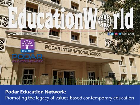 Podar Education Network: Promoting the legacy of value-based contemporary education