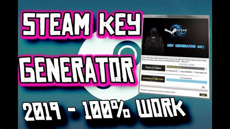 STEAM KEY GENERATOR 2019 WORK 100% FREE STEAM KEY CODE GENERATOR DOWNLOAD - YouTube