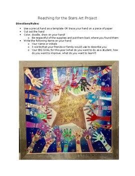 Reaching for the Stars Art Project by Laurel Hailey Designs | TPT