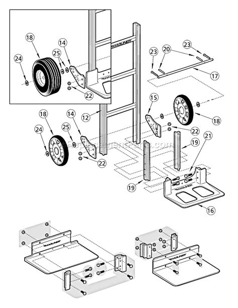 Magliner 116-UA-815 Parts List and Diagram : eReplacementParts.com