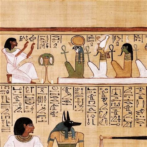 The Judgement Scene in the Book of the Dead from Ancient Egypt – An ...