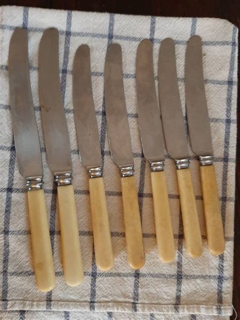 Vintage Sheffield England Stainless Steel Knives With Bakelite | Etsy