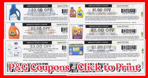 20 New P&G Coupons – Click to Print!