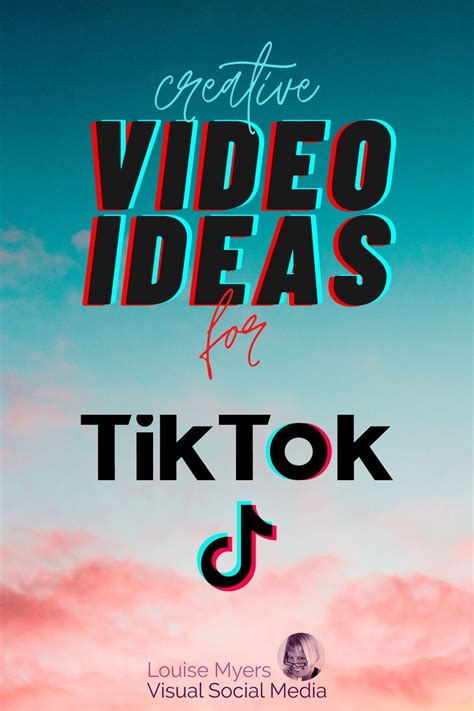 Try These Creative TikTok Video Ideas to Explode Your Audience | LouiseM in 2021 | Visual social ...