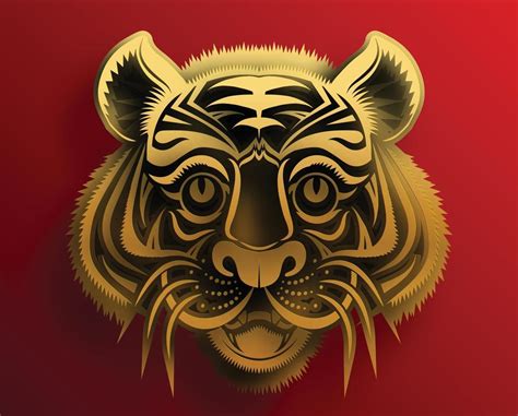 Happy chinese new year 2022 year of the tiger 2945723 Vector Art at ...