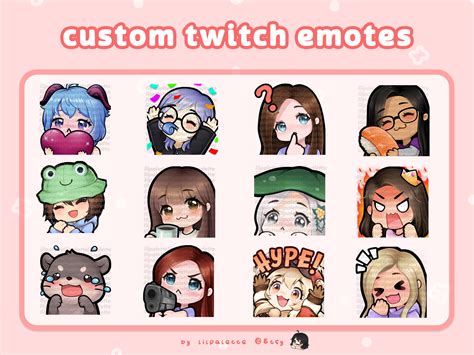 custom twitch emotes! (6 pack) - tropicalexpressllc.com