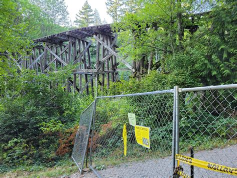 City begins removal of historic railroad trestle in Whatcom Falls Park | Classic Rock 92.9 KISM