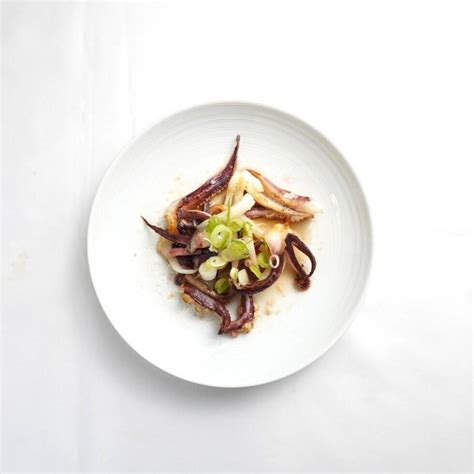 Grilled Squid Tentacles with Shichimi Sauce 60-65g by Nobu Sakaguchi (15 years at a Michelin ...