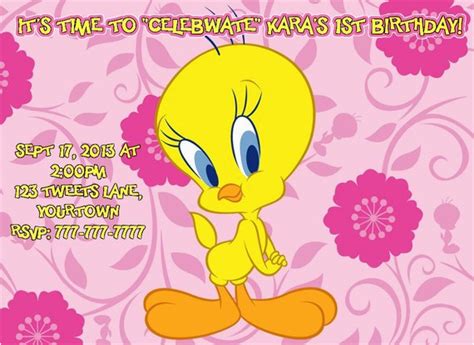 Tweety Birthday Card Tweety Bird Birthday Card | BirthdayBuzz