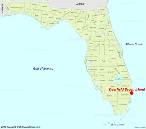 Deerfield Beach Island Map | Florida, U.S. | Detailed Maps of Deerfield Beach Island (DBI)