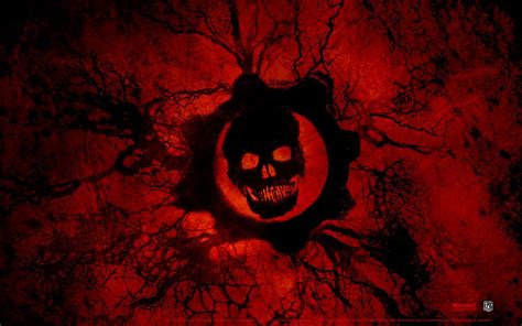 Red Skull Wallpaper Hd Black and red skull wallpapers | Gears of war 3 ...