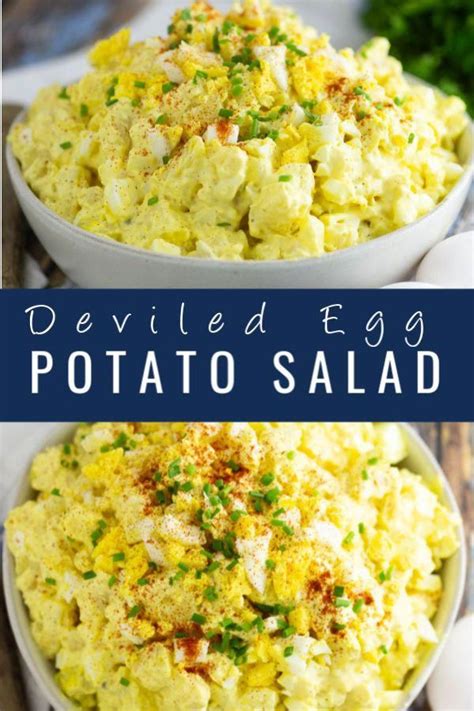 Deviled Egg Potato Salad Recipe in 2020 | Deviled egg potato salad, Potatoe salad recipe ...