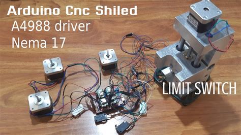 Arduino Cnc Shield Tutorial (Nema17 Limit Switch) - YouTube