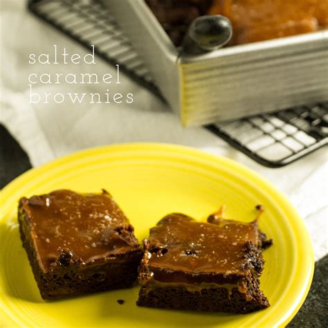 Caramel Brownies with Flaky Sea Salt - Chattavore