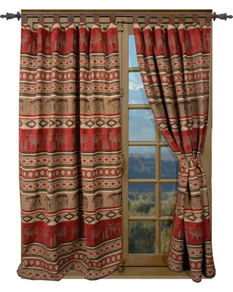 log cabin kitchen curtains - Camie Valdes