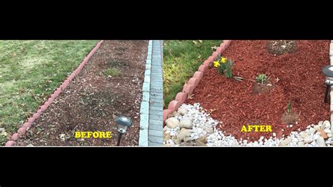 Weed Barrier Installation and Landscaping - YouTube