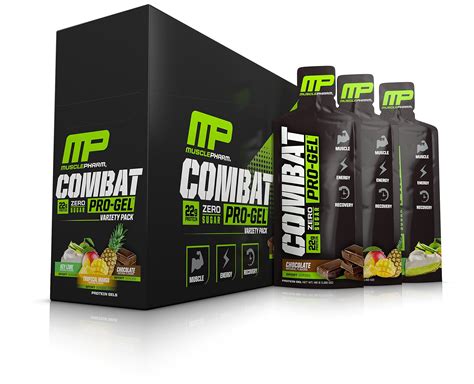 MusclePharm Combat Pro-Gel, Variety Pack, 12 Packets - Walmart.com ...