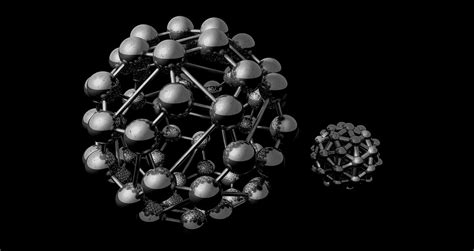 Download free photo of Buckyball,polyhedron,models of the atom,models ...