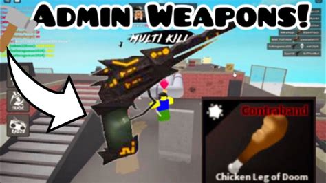 I Used ADMIN WEAPONS In Roblox KAT!! (Chicken Leg, Annihilator, Spam Knife...) - YouTube