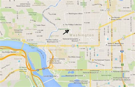 Dupont Circle Map: Washington DC