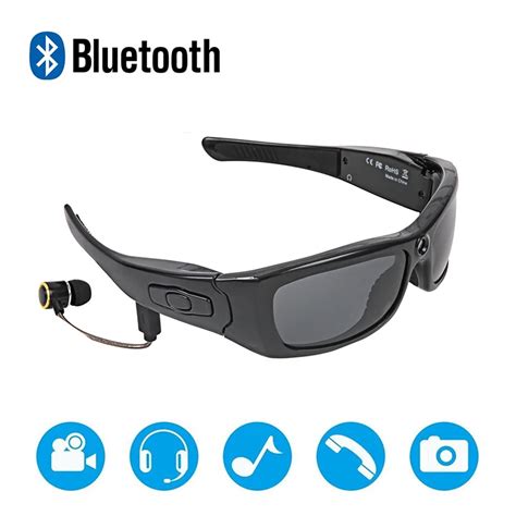 Bluetooth Bicycle Glasses Cycling glasses camera Full HD 1080P Digital ...