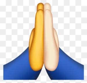 Emoji Praying Hands Prayer High Five Emoticon - Emoji High Five Png ...