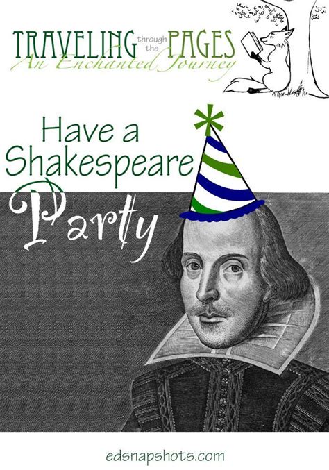 Have a Shakespeare Party | Your Morning Basket | Teaching shakespeare ...