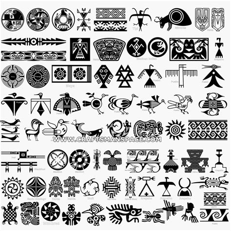 Printable Native American Symbols