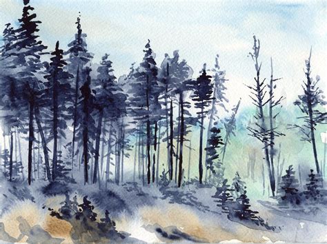 √ Watercolor Woods