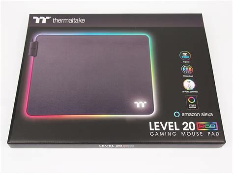 Thermaltake Level 20 RGB Hard Mouse Pad Review - Packaging & Material | TechPowerUp