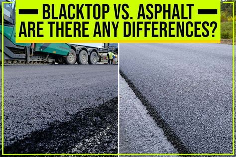 Blacktop VS. Asphalt: Are There Any Differences? - American Paving ...