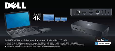 DisplayLink Showcases DL-5910 Chipset on the New Dell D3100 Triple Head USB Docking Station with ...