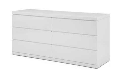 White High Gloss Dresser, White Lacquer Dresser, Grey Dresser, Modern Dresser, Double Dresser ...