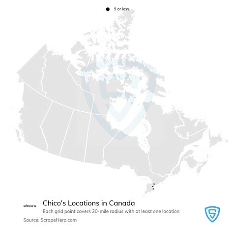 List of all Chico's store locations in Canada - ScrapeHero Data Store