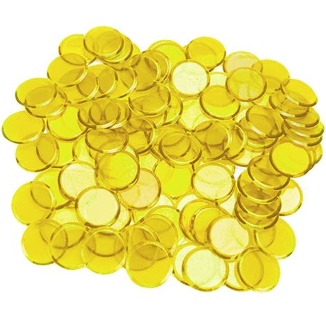 100 Pack Yellow Bingo Chips - Hobby Monsters