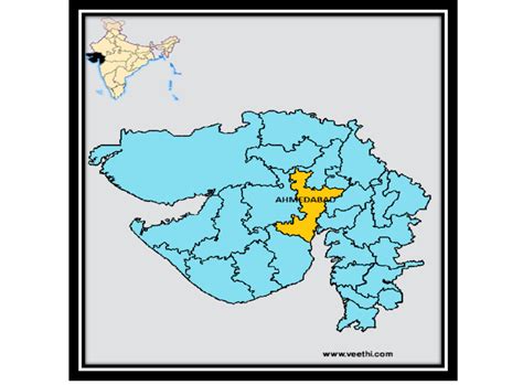 Map of India showing Ahmedabad. 18 | Download Scientific Diagram