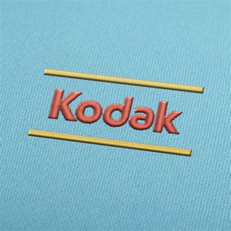 Kodak Logo Embroidery Design Download - EmbroideryDownload