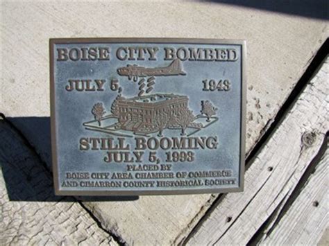 Boise City Bombing - 50 Years - Boise City, Oklahoma - Commercial ...