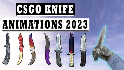 CSGO All Knives Skins And Rare Animations - YouTube