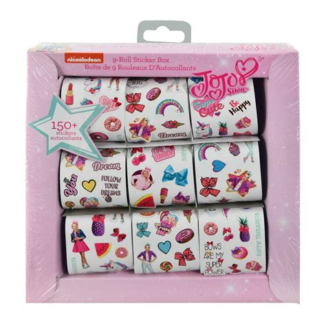 JOJO Siwa 9 Roll Sticker Box Case Pack of 144 - Walmart.com - Walmart.com