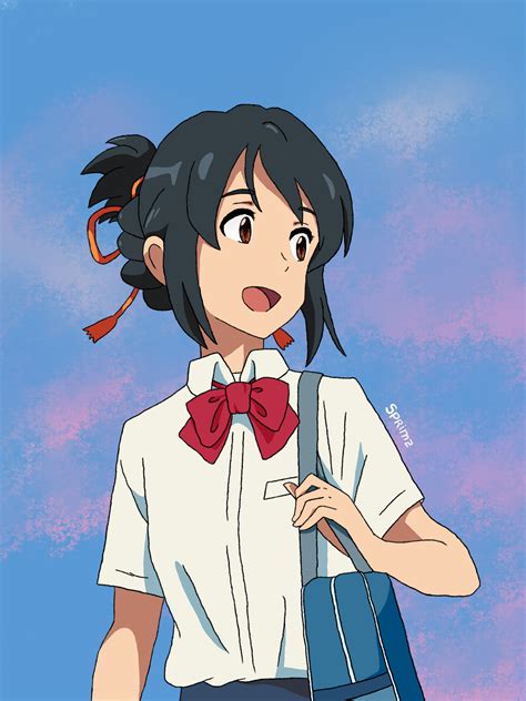 Mitsuha Miyamizu (from Kimi No Na Wa) by Sprimz on DeviantArt