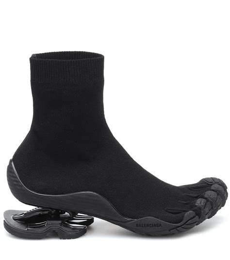 Balenciaga High Toe Sock Sneakers in Black - Lyst