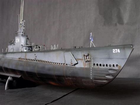 the USS Gato the 1-72nd scale Revel kit by Les Venus Scale Model Ships ...