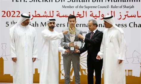 Abdusattorov Nodirbek is the Winner of 5th Sharjah Chess Masters – Chessdom