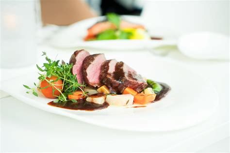 Well-done Beef Steak and Vegetables on Plate · Free Stock Photo