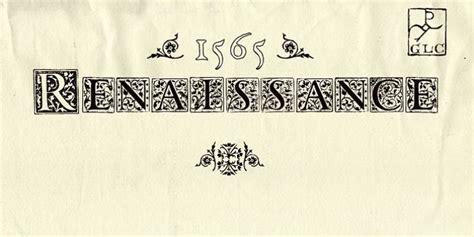 1565 Renaissance Font DOWNLOAD #font #fonts #typography #typeface # ...