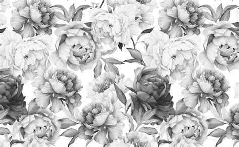 Black and White Floral Wallpapers - 4k, HD Black and White Floral Backgrounds on WallpaperBat